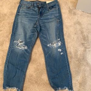 American eagle high rise tomgirl jeans
